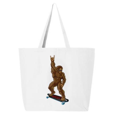 Bigfoot Long Boarding Rock On Sasquatch Big Foot Skate 25L Jumbo Tote