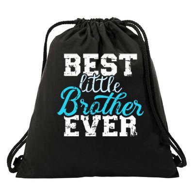 Best Little Brother Ever Drawstring Bag