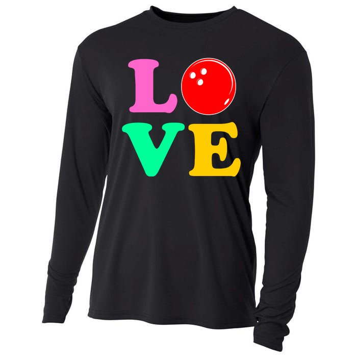 Bowling Love Cooling Performance Long Sleeve Crew