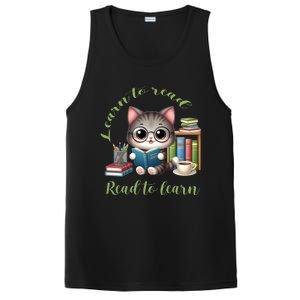 Book Lover Bookworm Reading Learn To Read Read To Learn PosiCharge Competitor Tank