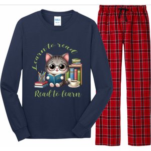 Book Lover Bookworm Reading Learn To Read Read To Learn Long Sleeve Pajama Set