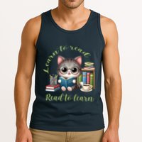 Book Lover Bookworm Reading Learn To Read Read To Learn Tank Top