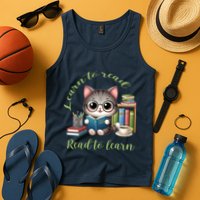 Book Lover Bookworm Reading Learn To Read Read To Learn Tank Top