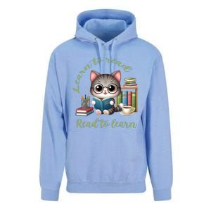 Book Lover Bookworm Reading Learn To Read Read To Learn Unisex Surf Hoodie