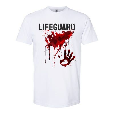 Bloody Lifeguard Blood Splatter Blood Stained Fun Softstyle CVC T-Shirt