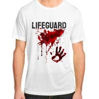 Bloody Lifeguard Blood Splatter Blood Stained Fun Adult ChromaSoft Performance T-Shirt