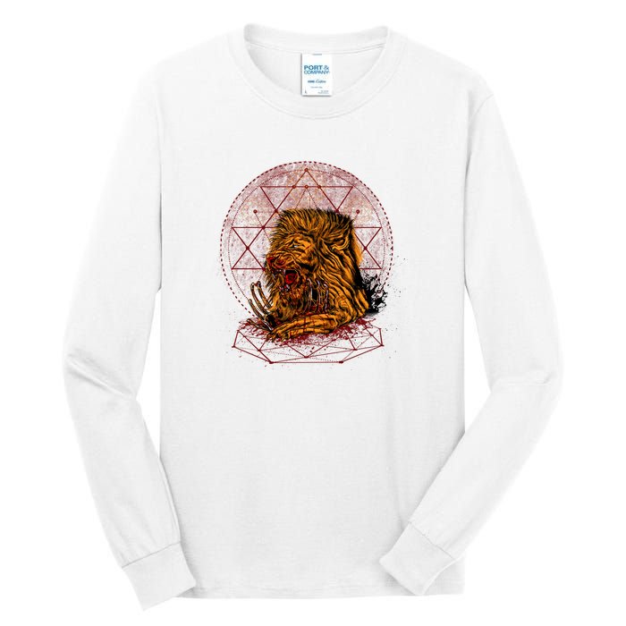 Bloody Lion Tall Long Sleeve T-Shirt