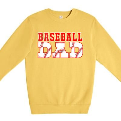 Baseball Lovers Baseball Dad Meaningful Gift Premium Crewneck Sweatshirt