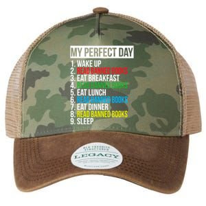 Book Lover Bookworm Quote Perfect Day Read Banned Books Great Gift Legacy Tie Dye Trucker Hat