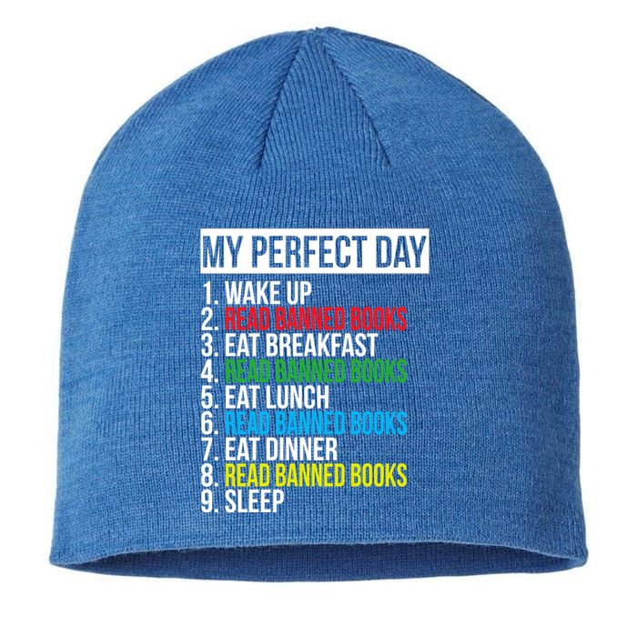 Book Lover Bookworm Quote Perfect Day Read Banned Books Great Gift Sustainable Beanie