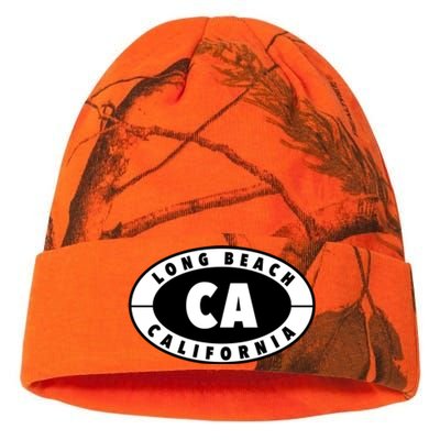 Badge Long Beach California Kati Licensed 12" Camo Beanie