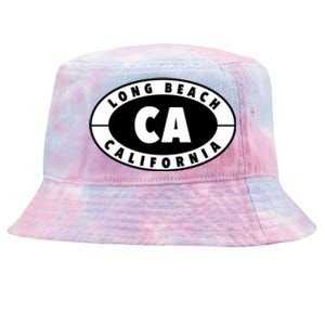 Badge Long Beach California Tie-Dyed Bucket Hat