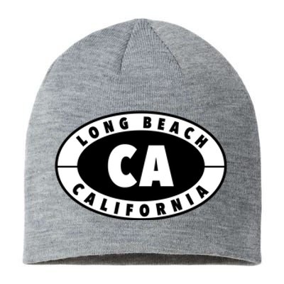 Badge Long Beach California Sustainable Beanie