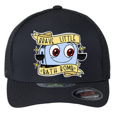 Brave Little Bath Bomb Flexfit Unipanel Trucker Cap