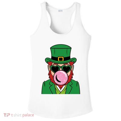 Bubblegum Leprechaun Ladies PosiCharge Competitor Racerback Tank