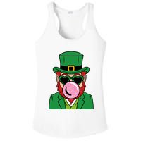 Bubblegum Leprechaun Ladies PosiCharge Competitor Racerback Tank