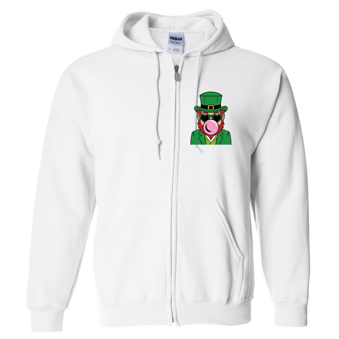 Bubblegum Leprechaun Full Zip Hoodie