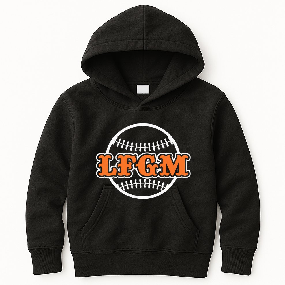 Baseball Lfgm Kids Hoodie