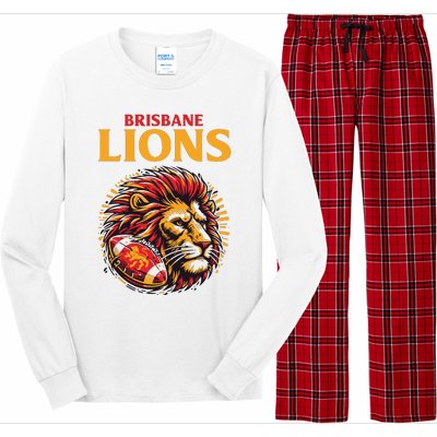 Brisbane Lions Long Sleeve Pajama Set