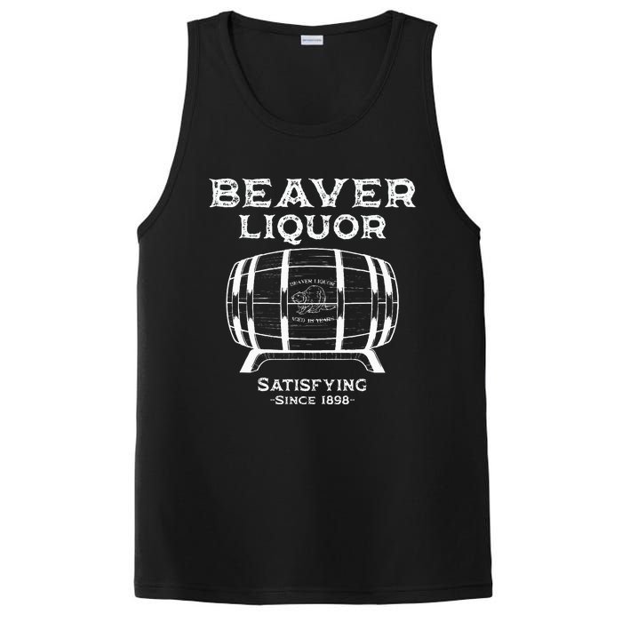 Beaver Liquor Beaver Liqueur Adult Humor Drinking Humor PosiCharge Competitor Tank