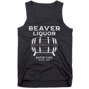 Beaver Liquor Beaver Liqueur Adult Humor Drinking Humor Tank Top