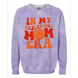 Basketball Lover Ball Mom Colorblast Crewneck Sweatshirt