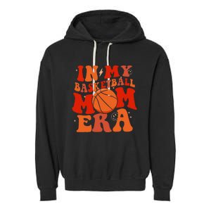 Basketball Lover Ball Mom Garment-Dyed Fleece Hoodie