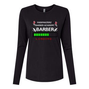 Barber Loading Womens Cotton Relaxed Long Sleeve T-Shirt