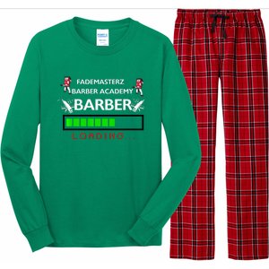 Barber Loading Long Sleeve Pajama Set