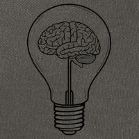 Brain Lightbulb: Bright Ideas And Creativity Cotton Canvas Backpack