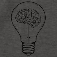Brain Lightbulb: Bright Ideas And Creativity Vector Backpack