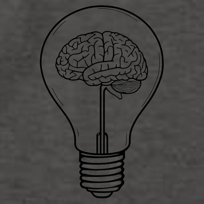 Brain Lightbulb: Bright Ideas And Creativity Vector Backpack