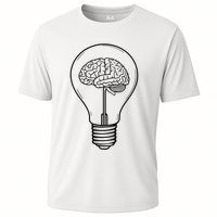 Brain Lightbulb: Bright Ideas And Creativity Performance Shirt