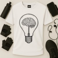 Brain Lightbulb: Bright Ideas And Creativity Performance Shirt