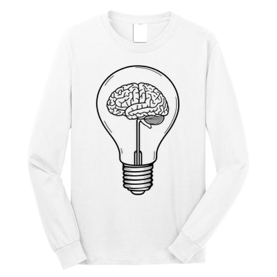 Brain Lightbulb: Bright Ideas And Creativity Long Sleeve Shirt