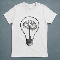 Brain Lightbulb: Bright Ideas And Creativity T-Shirt