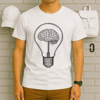 Brain Lightbulb: Bright Ideas And Creativity T-Shirt