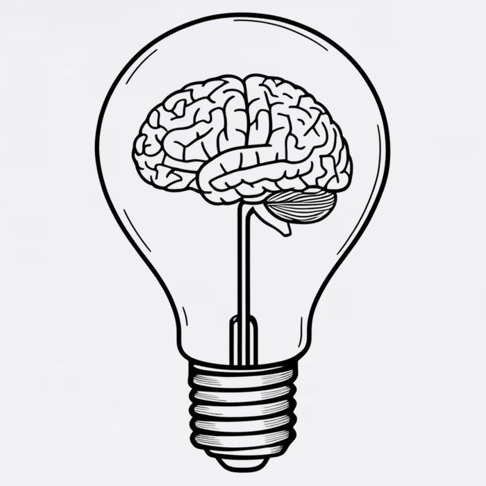 Brain Lightbulb: Bright Ideas And Creativity T-Shirt