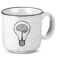 Brain Lightbulb: Bright Ideas And Creativity 15oz Campfire Ceramic Mug