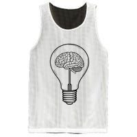 Brain Lightbulb: Bright Ideas And Creativity Mesh Reversible Basketball Jersey Tank