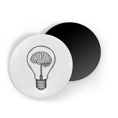 Brain Lightbulb: Bright Ideas And Creativity Magnet