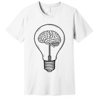 Brain Lightbulb: Bright Ideas And Creativity Premium T-Shirt