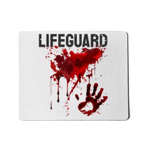 Bloody Lifeguard Blood Splatter Blood Stained Fun Mousepad