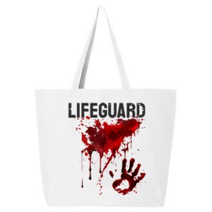 Bloody Lifeguard Blood Splatter Blood Stained Fun 25L Jumbo Tote