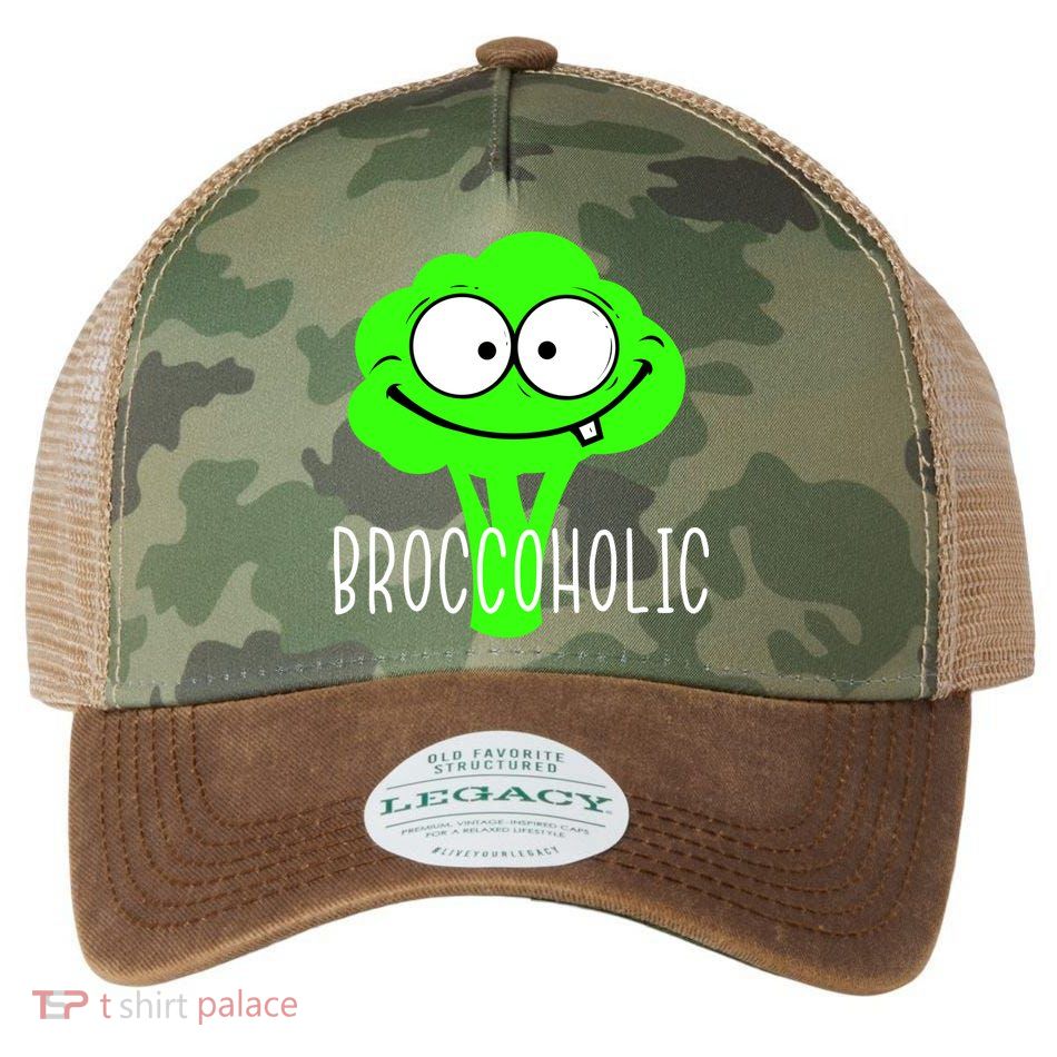 Broccoli Lovers Broccoholic Legacy Tie Dye Trucker Hat