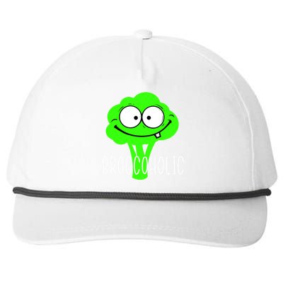 Broccoli Lovers Broccoholic Snapback Five-Panel Rope Hat