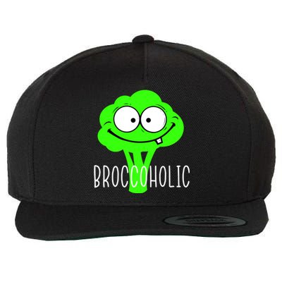 Broccoli Lovers Broccoholic Wool Snapback Cap