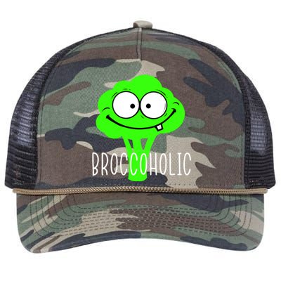 Broccoli Lovers Broccoholic Retro Rope Trucker Hat Cap