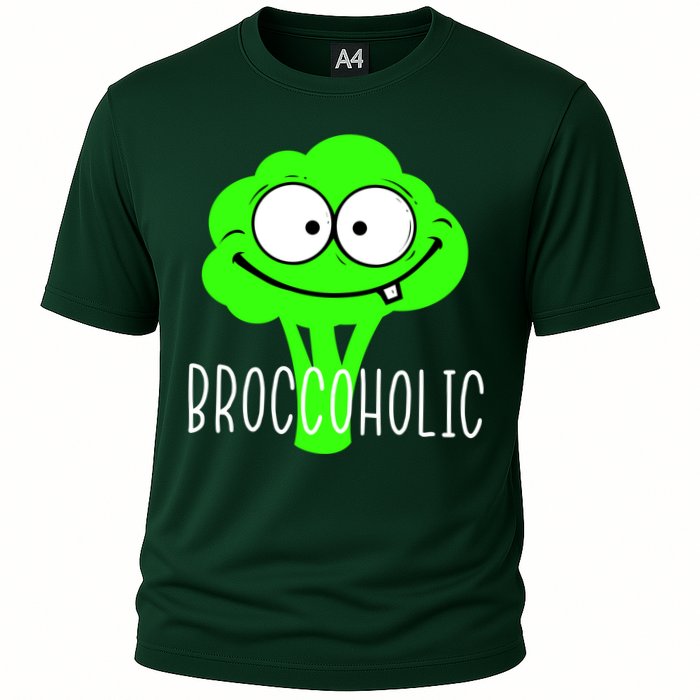 Broccoli Lovers Broccoholic Cooling Performance Crew T-Shirt