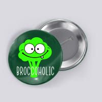 Broccoli Lovers Broccoholic Button